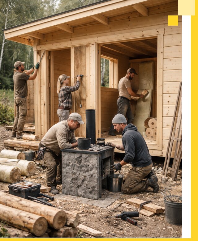 Купить баню под ключ в Оренбурге строительство монтаж отделка