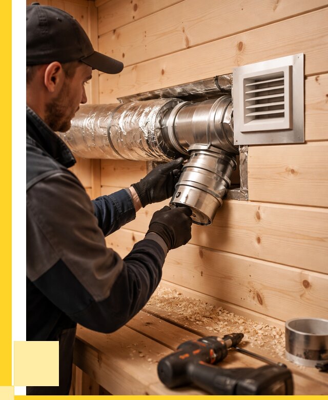 Монтаж вентиляции бани в Оренбурге от 12203 р. | ЭриданРнб