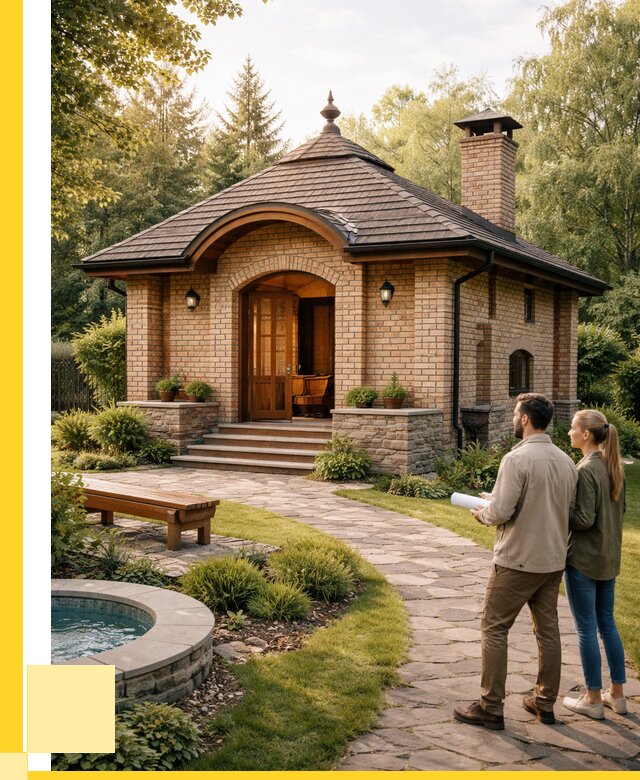 Проект кирпичной бани в Оренбурге от 30507 р. | ЭриданРнб