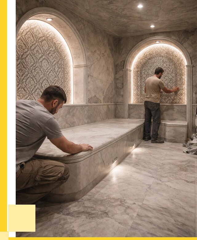 Турецкие бани под ключ в Оренбурге от 254225 р. | ЭриданРнб