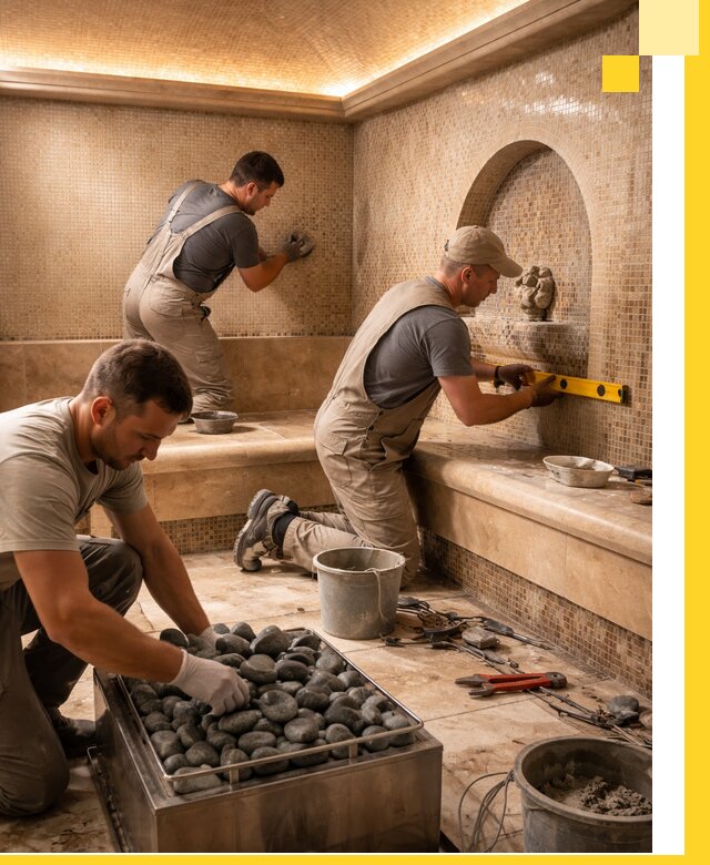 Проектирование и строительство хамама и сауны в Оренбурге