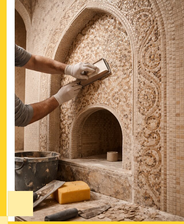 Мозаика для хамама в Оренбурге под ключ от 5085 р. | ЭриданРнб