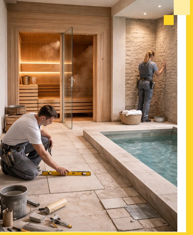 Комплексный дизайн и отделка интерьеров SPA под ключ в Оренбурге